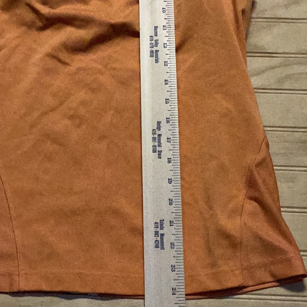 Adidas Climalite Racerback Tank Orange Sz M - Picture 10 of 12